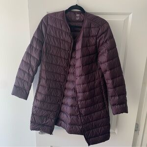 Uniqlo lightweight down jacket. Size M